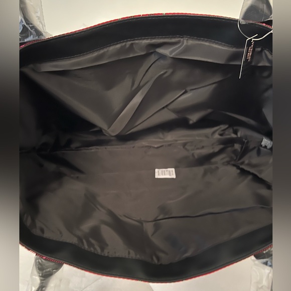 Victoria’s Secret red plaid tote bag. NWT. - Picture 5 of 7